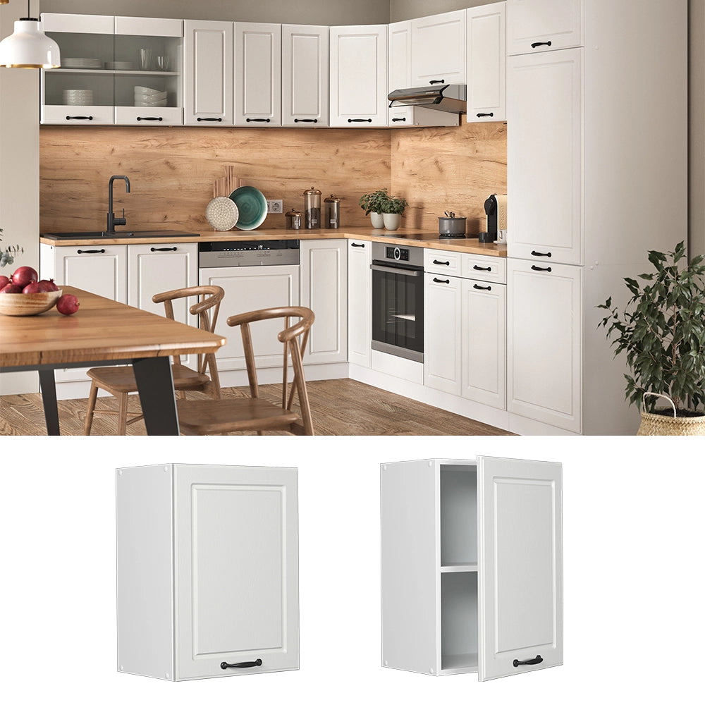 Vicco Pensile da cucina Bianco casa di campagna 45 cm