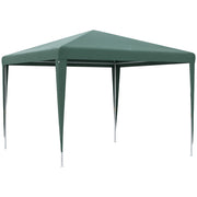 Gazebo da giardino ¨C zephmum ¨C verde 3x3 m acciaio