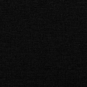 Letto da Giorno Nero 100x200 cm in Tessuto 354212