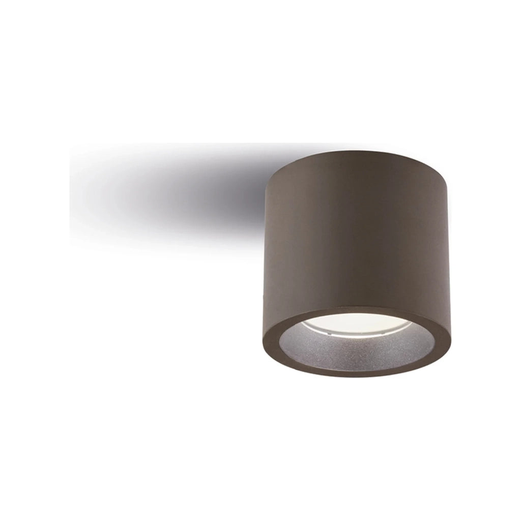 Plafoniera Per Esterno In Alluminio Corten Led 40 W 3800 Lm 3000K