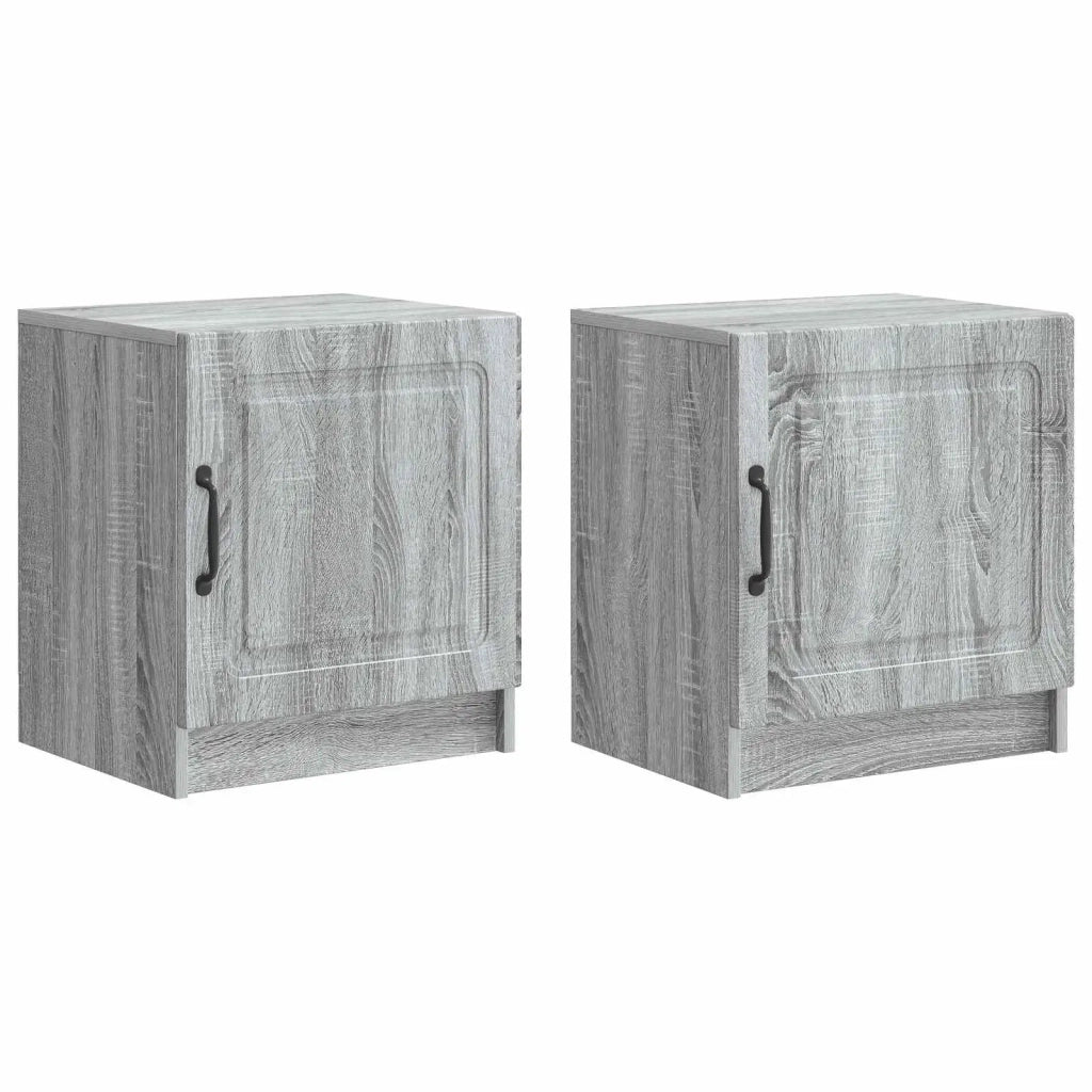 Armadio da Notte 2 pcs Grigio Sonoma 43 x 34,5 x 47 cm 895728
