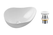Set lavabo con tappo click-clack Lavabi da appoggio 50 x 1401 x 39 cm