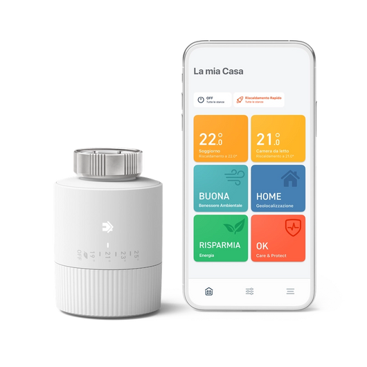 TADO¬∞ Valvola termostatica BASIC kit di base V3+. Valvola smart.  Controllo tramite app. impianto centralizzato