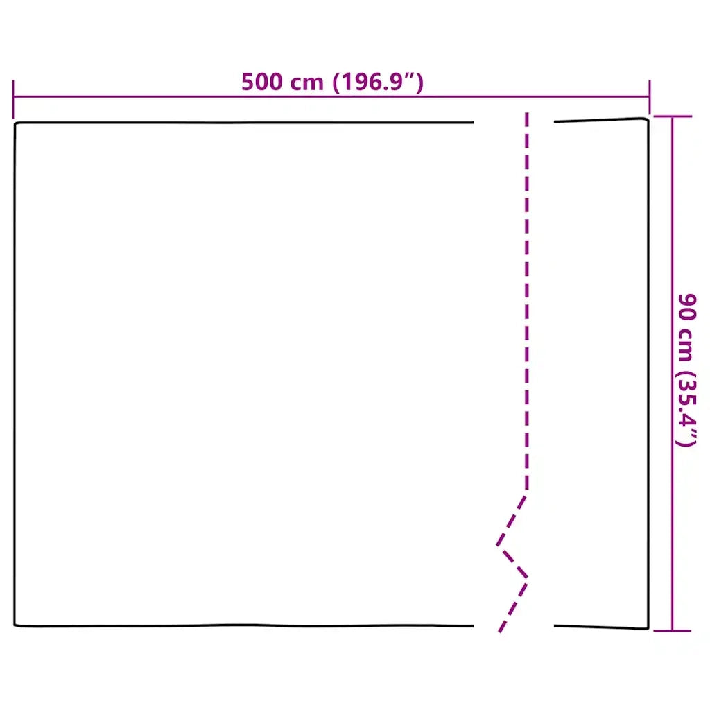 Pellicola Autoadesiva per Mobili Legno Naturale 500x90 cm PVC CFW1123430