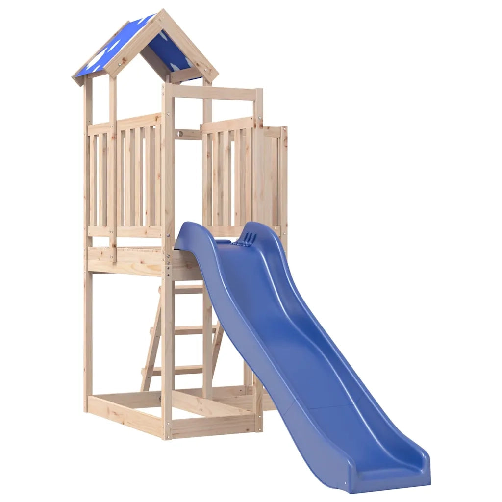 Set da Gioco da Esterno in Legno Massello di Pino CFW1086593