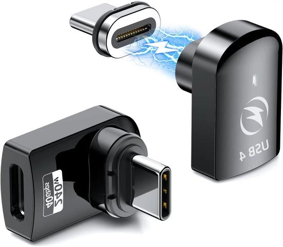 Adattatore USB C 2 in 1 - 240W - Ricarica rapida - Trasferimento dati - Video 8K - USB4 - 40Gbps