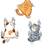 Sticker Auto di Alta Qualità - Gatto Divertente - Autoadesivo Self-Adesivo - Resistente alle Intemperie - Sostenibile - Disegno Carino - Decalcomania Auto