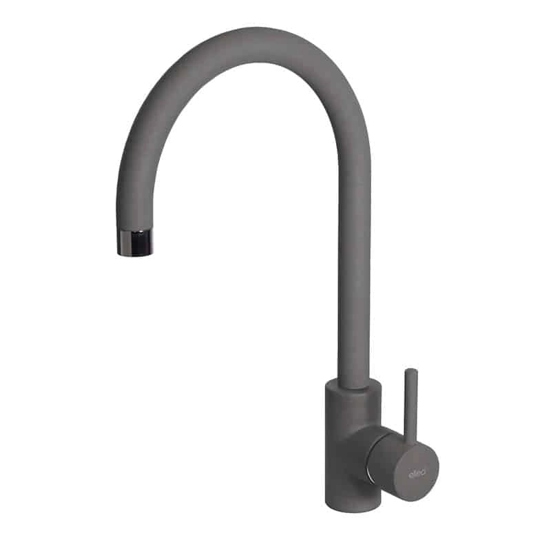 Rubinetto Miscelatore Cucina Elleci Cloud Keratek Plus Grigio Dark Grey MKKCLO99