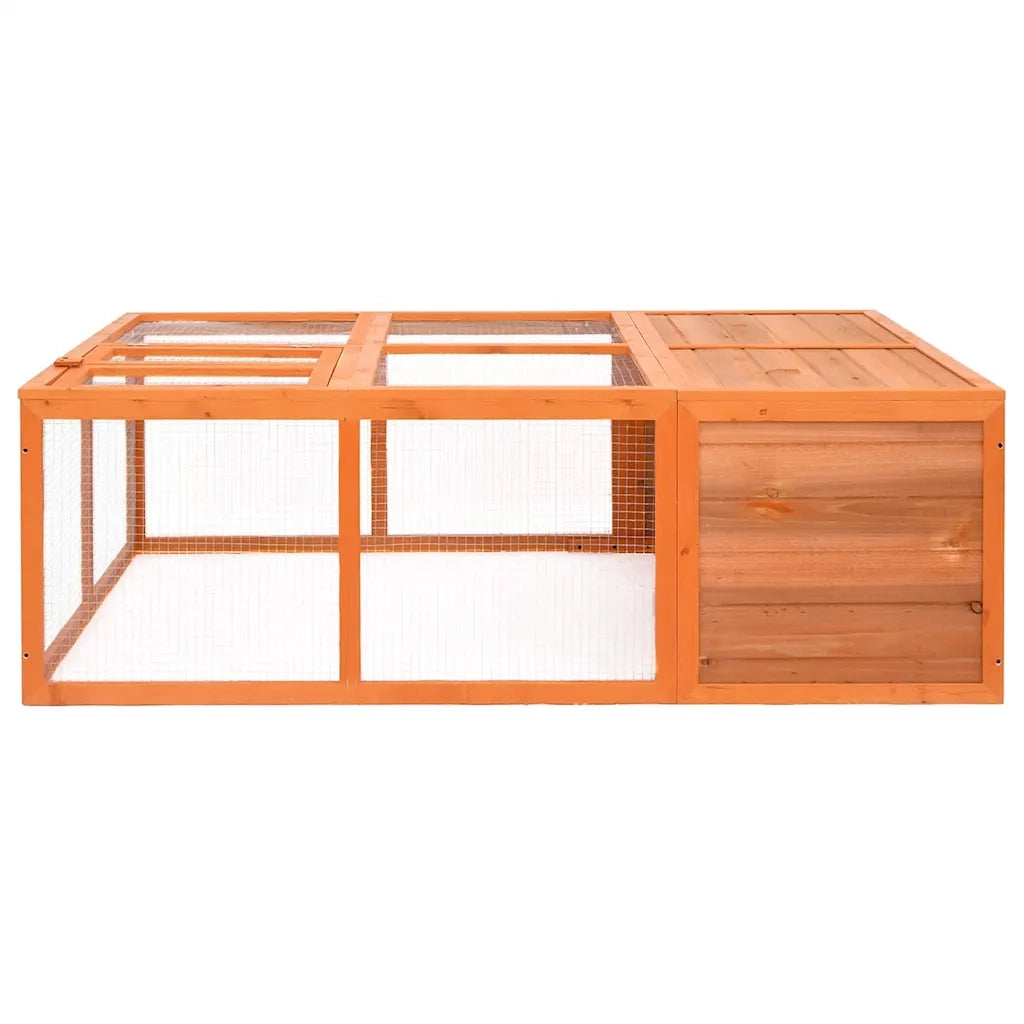Gabbia per Animali da Giardino 150x100x50 cm Massello di Abete CFW9223027