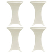 Coperture Verticali per Tavolo 4 pz Ã˜70 cm Crema Elastico