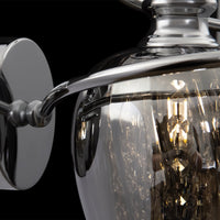 Lampada da parete Pendant in Metallo Blues Nickel