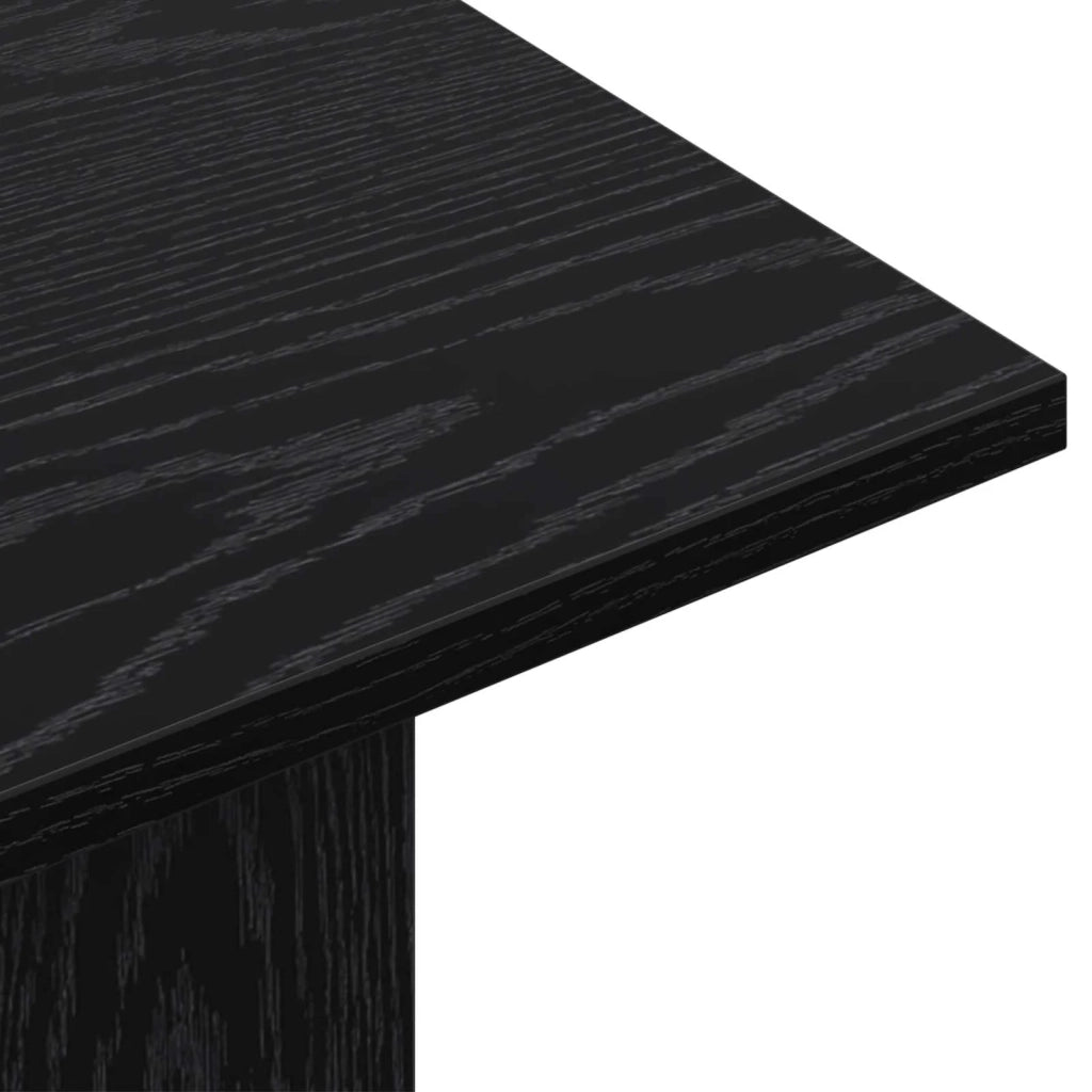 Tavolo consolle Rovere Nero 100 x 30 x 75 cm 8001168