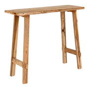 Tavolo Consolle Girona, Marrone, Legno, 90x30x80 cm