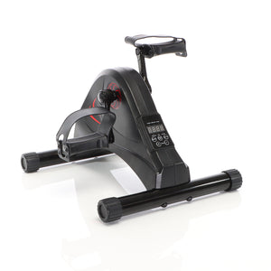 LUXTRI Mini cyclette elettrica 80W per allenamento braccia gambe Minibicicletta Trainer a pedali