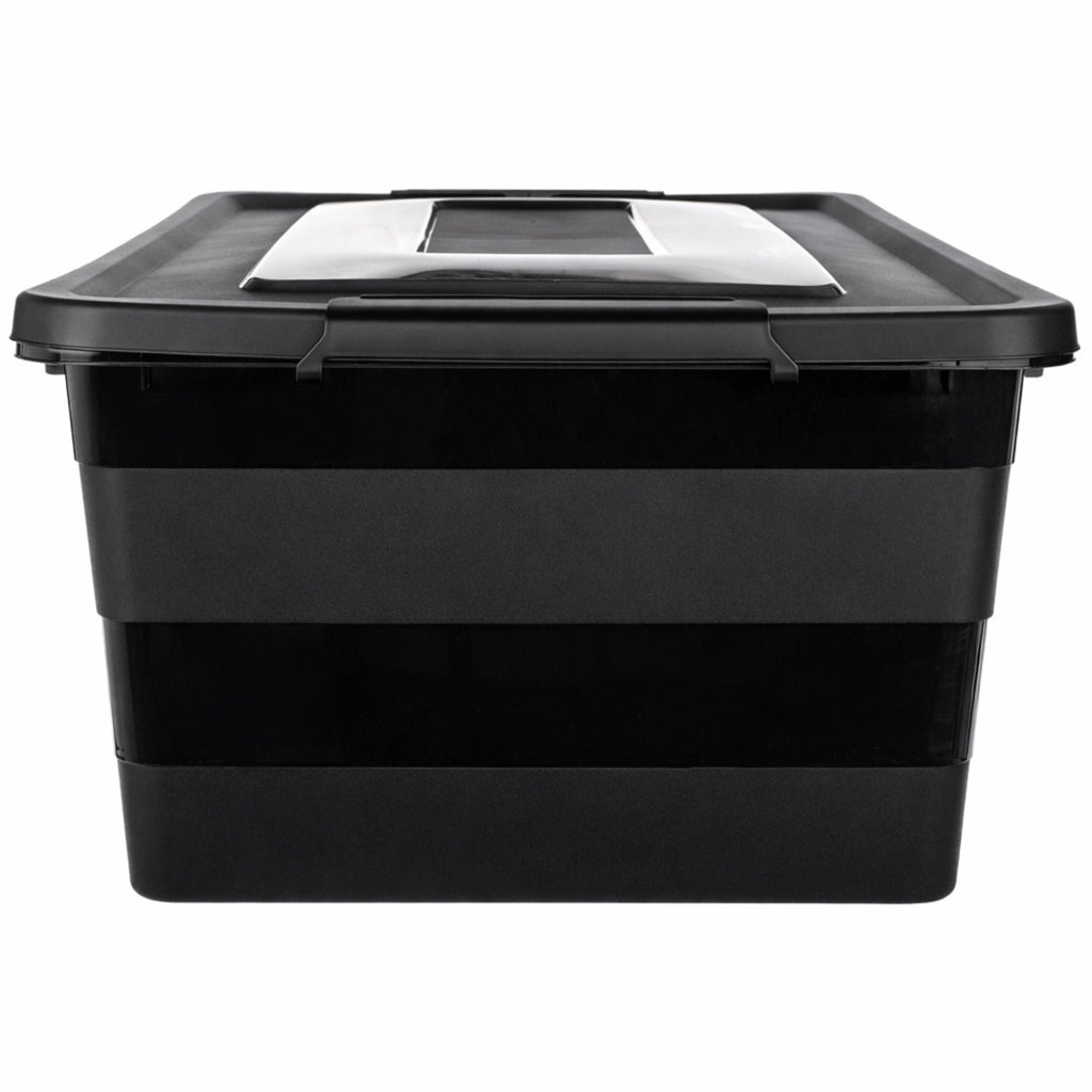 Organizzatore per giocattoli in plastica KADAX da 40 litri con coperchio