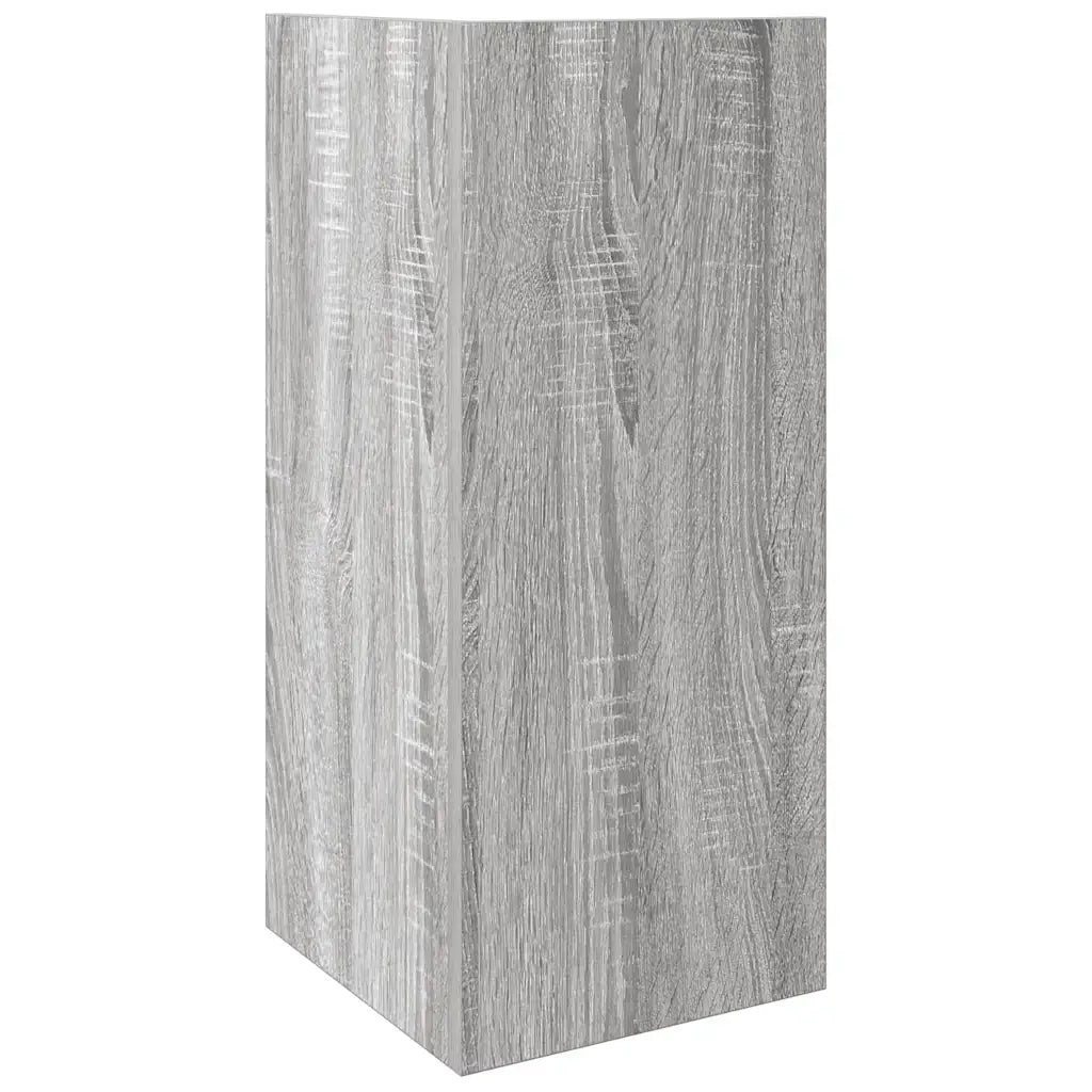 Tavolini Laterali 2 pz con Ripiano Grigio Sonoma 25,5x27x60 cm 858553