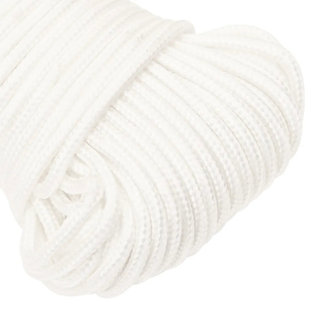 Corda Nautica Completamente Bianca 5 mm 100 m in Polipropilene
