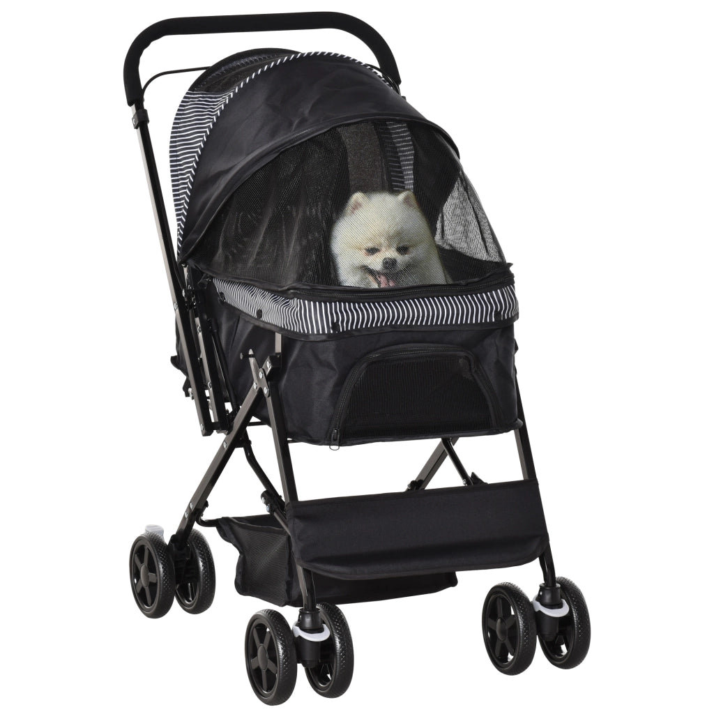 Carrello per Cani Pieghevole ¨C zephmum ¨C Nero