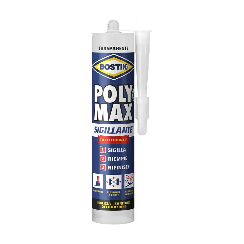 BOSTIK POLYMAX SIGILLANTE 280 ML TRASPARENTE CART- 1,0 pz