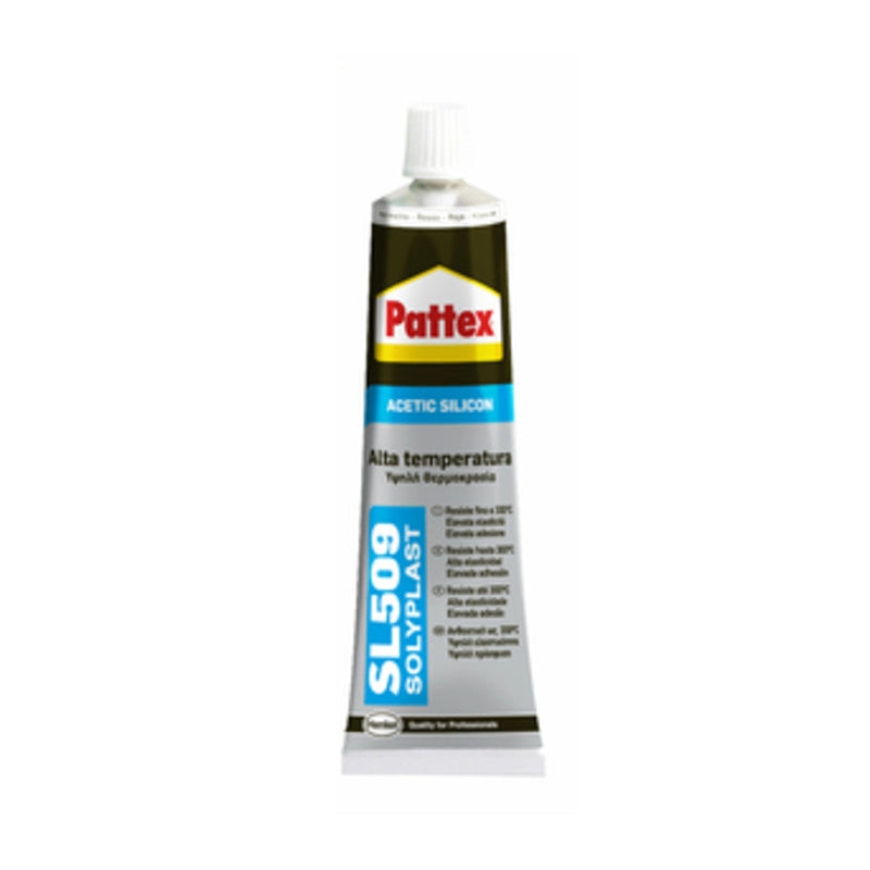 PATTEX SILICONE ALTE TEMP. SL509 ROSSO 70 ML TUBETTO- HENKEL ITALIA- 1,0 pz