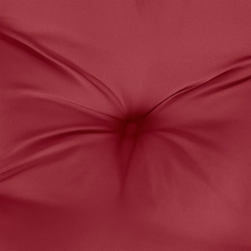 vidaXL Cuscino Rotondo Rosso Vino Ø 100x11 cm in Tessuto Oxford