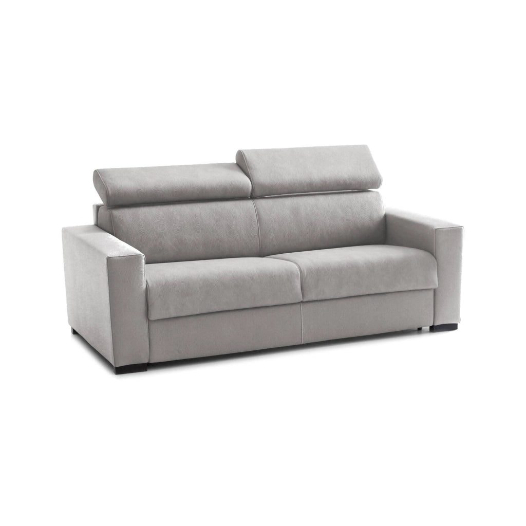 Action, Divano Letto 3 Posti Sfoderabile Made in Italy, 220x95 cm Grigio