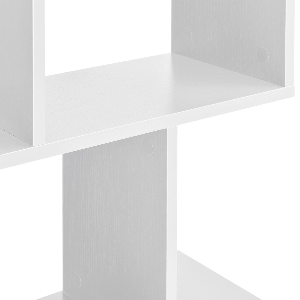 Libreria Brattahlid Scaffale da Terra 130x60x24 cm Bianco [en.casa]