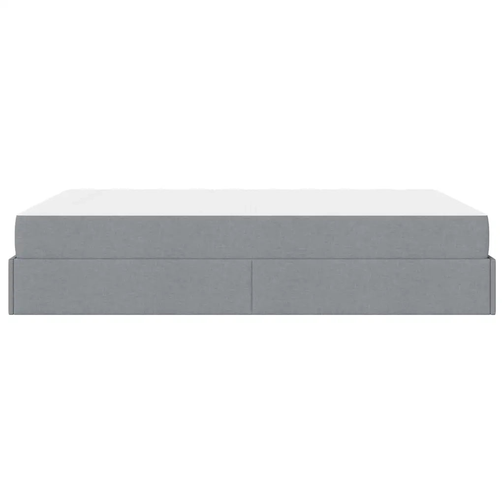 vidaXL Struttura del letto Grigio chiaro 140 x 190 cm Tessuto