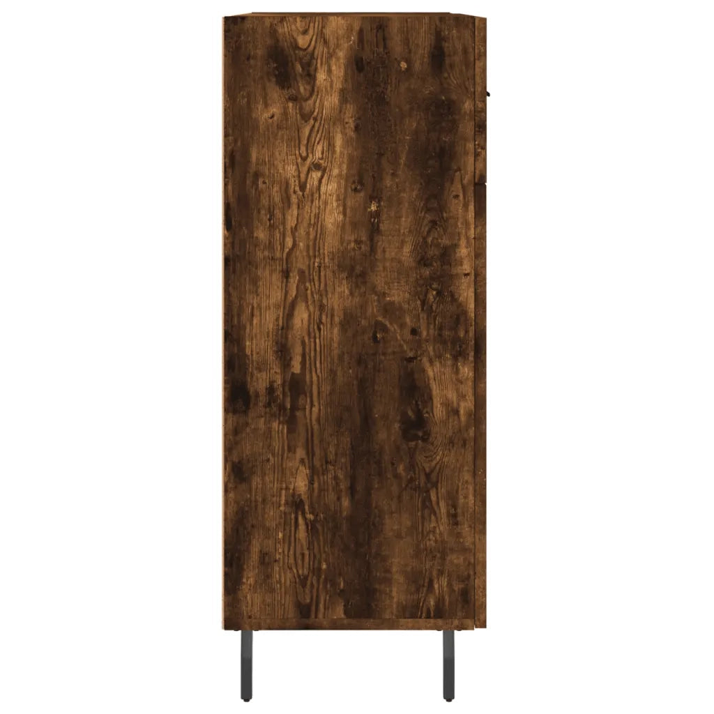 Credenza-Buffet-Armadio da cucina Rovere Fumo 69,5x34x90 cm in Legno Multistrato 939879