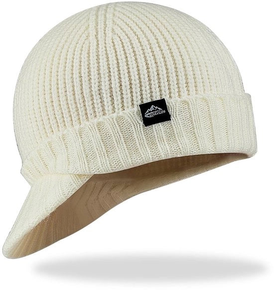 Cappello termoisolante per uomo e donna, cappello con bordo, morbido e adatto alla pelle, cappello invernale elegante e semplice per uso quotidiano
