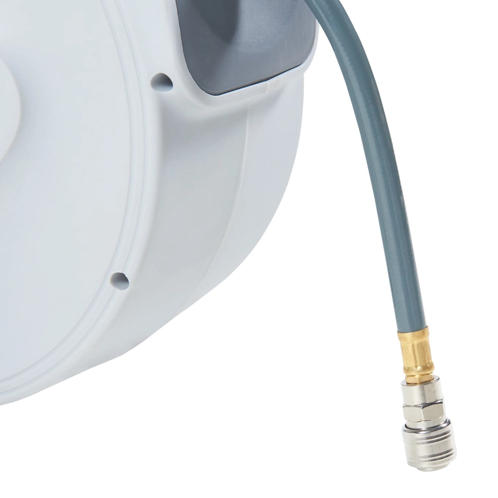 Avvolgitubo per aria compressa con tubo da 20 + 2 m bianco/grigio 03_0009356