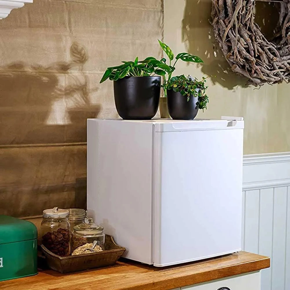 Frigorifero Elettrico Minifrigo Minibar 45 Lt Altezza 50 cm con Ghiacciaia Bianco
