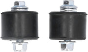 Guida per catena 8 mm - Nero gomma/Acero inossidabile - 2 pezzi - Duraturo - Adatto per YFZ 350 Banshee 1987-2006 - Guida per catena