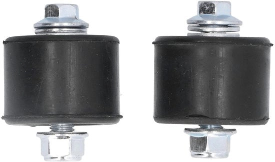 Guida per catena 8 mm - Nero gomma/Acero inossidabile - 2 pezzi - Duraturo - Adatto per YFZ 350 Banshee 1987-2006 - Guida per catena