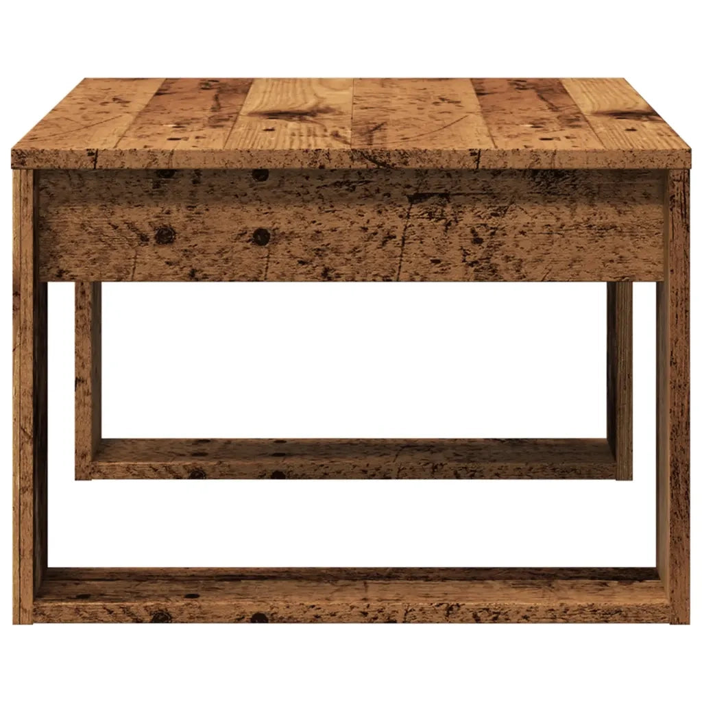 Tavolino Legno Antico 50x50x35 cm in Truciolato 856688