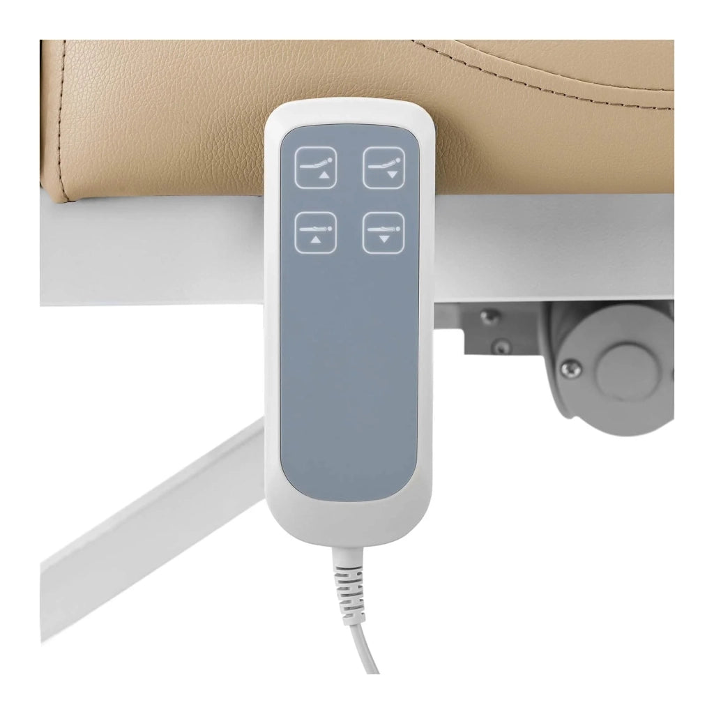 Lettino da massaggio con 2 motori 150 kg beige scuro 14_0007751