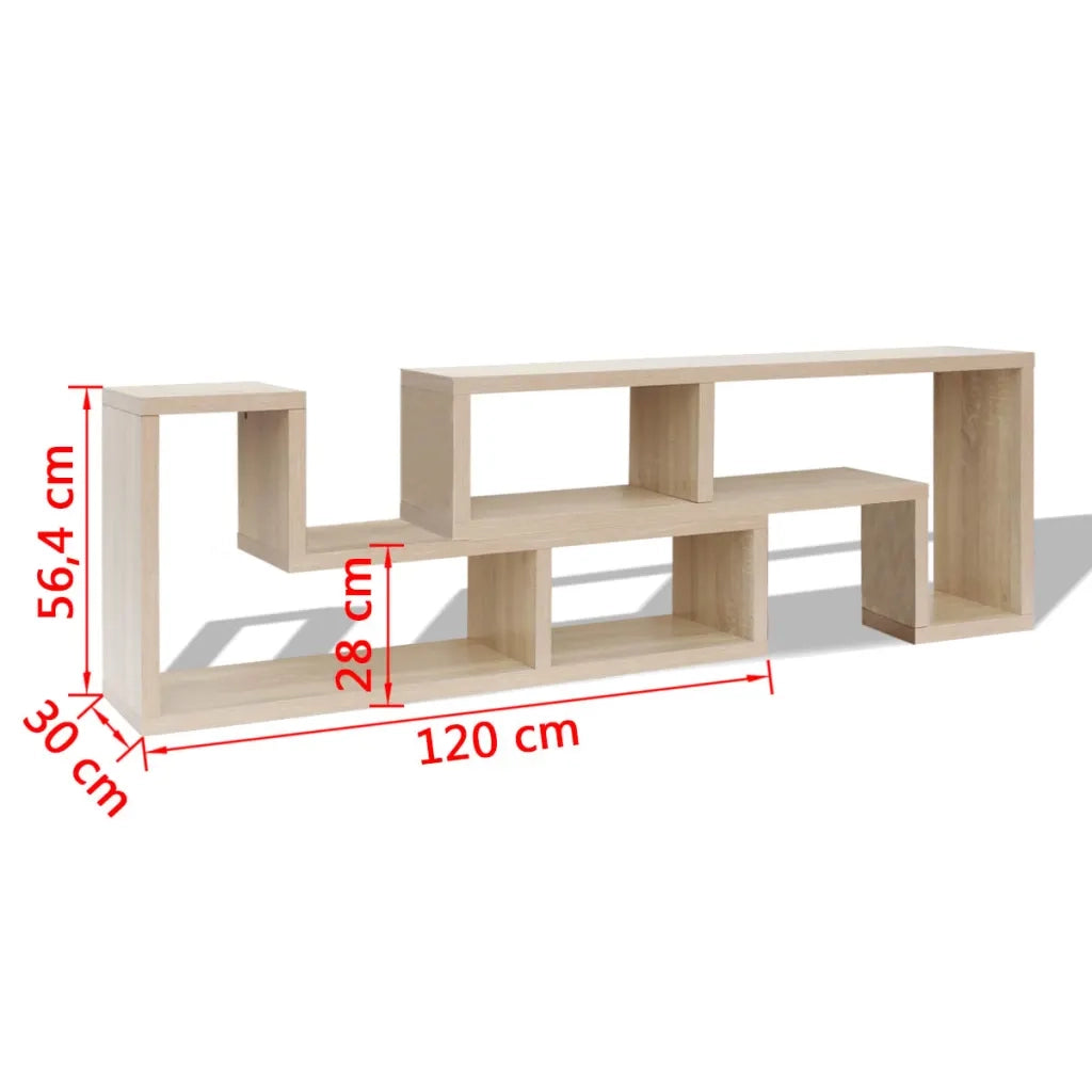 Mobile Porta TV Doppio a L Colore Rovere 243065