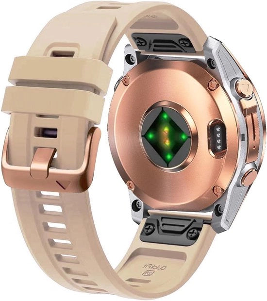 Cinturino di Silicone per Orologio - Compatibile con Garmin Fenix 8 - Cinturino di Ricambio per Attività - 20mm - Adatto per Garmin Epix Pro - 42mm.