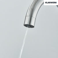 Felice | Rubinetto per acqua potabile a 3 vie in argento spazzolato premiu |Miscelatore cucina ad osmosi in acciaio inossidabile|Filtra 3 connessioni