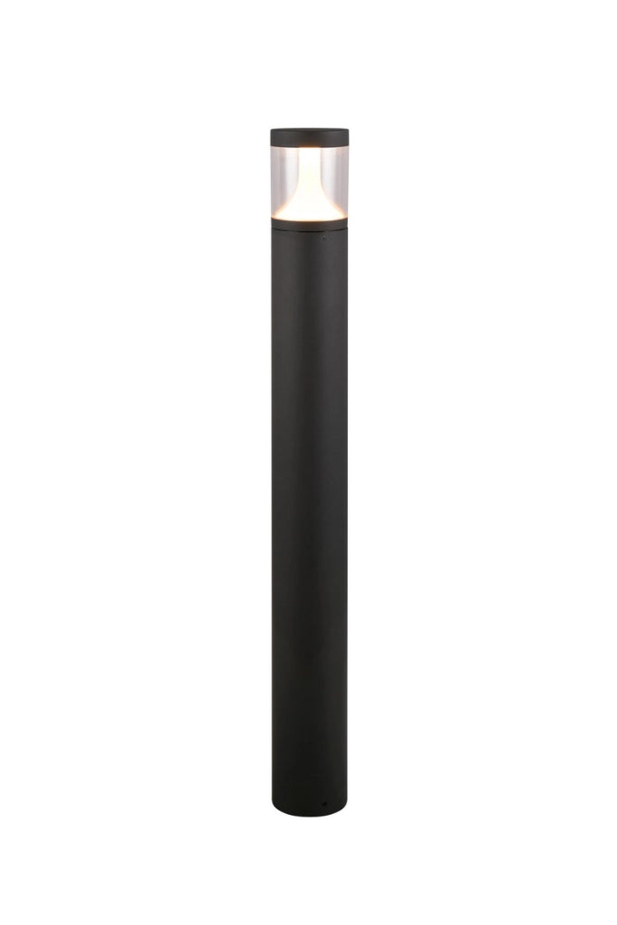 Paletto da giardino LED nero IP65 100 cm TAGUS Trio