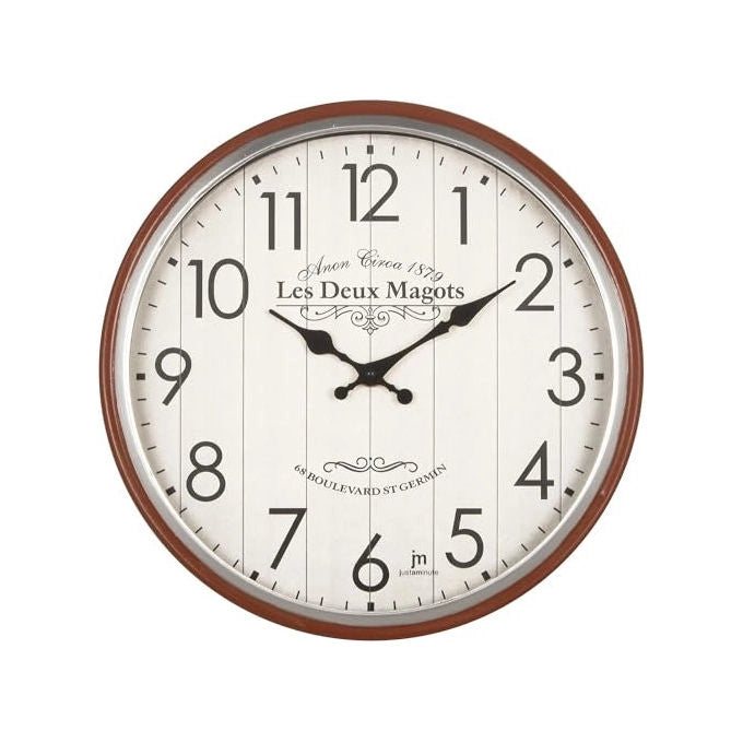 Lowell Orologio da Parete Trendy Acciaio Inox