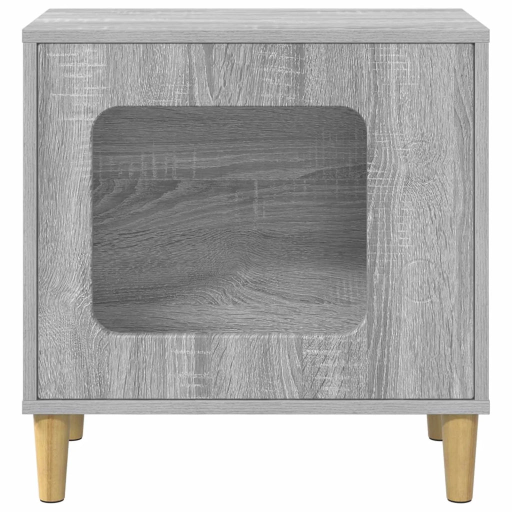 Casa per Gatti Grigio Sonoma 51 x 30 x 52 cm Legno multistrato CFW3678538