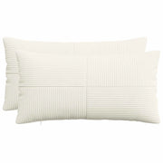 Federa 2 pcs ALMELO Crema 40 x 70 cm corduroy 914489