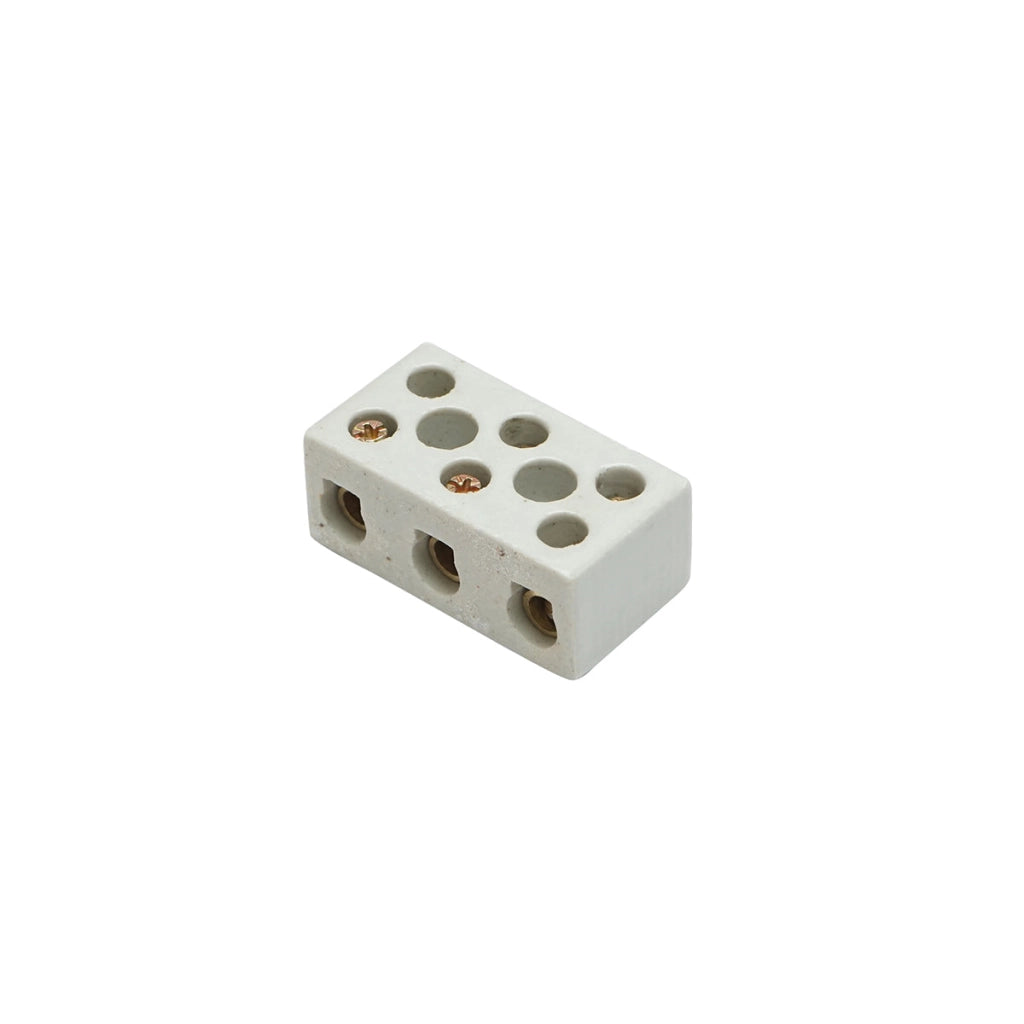 Morsettiera in ceramica 30A, 3 poli 0,5-6mm Leader