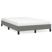 Letto matrimoniale | Letto per adulti | Giroletto senza Materasso Grigio Scuro 120x190 cm in Tessuto