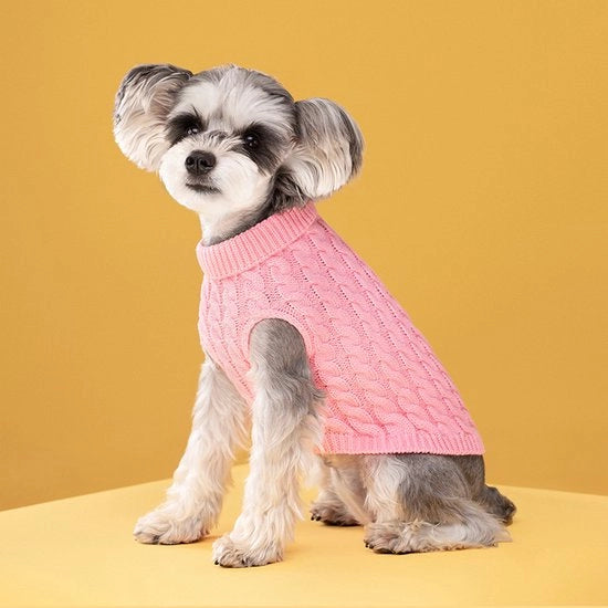 Puppy Coltrina Soft - Bodywarmer per Cani - Cappotto per Cani - Vestito per Cani - Abbigliamento per Cani - Coltrina per Cani - Abbigliamento per Cani - Coltrina per Cani - Per Piccoli a Medi Grandi Cani e Gatti - Taglia S - Rosa