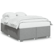 Letto matrimoniale | Letto per adulti | Giroletto senza Materasso Grigio Chiaro 140x200 cm Tessuto