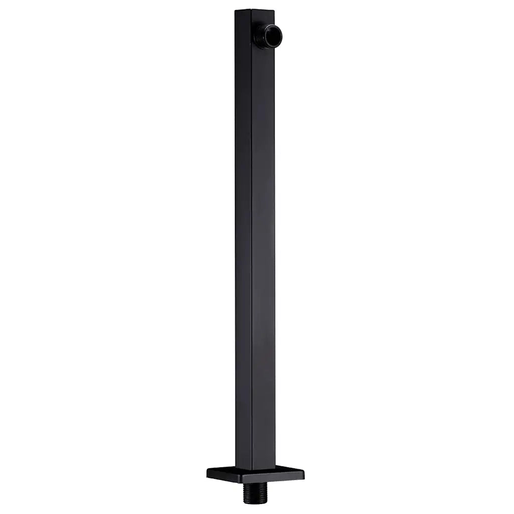 Braccio di Supporto Doccia Quadrato Acciaio 201 Nero 40 cm CFW2161973