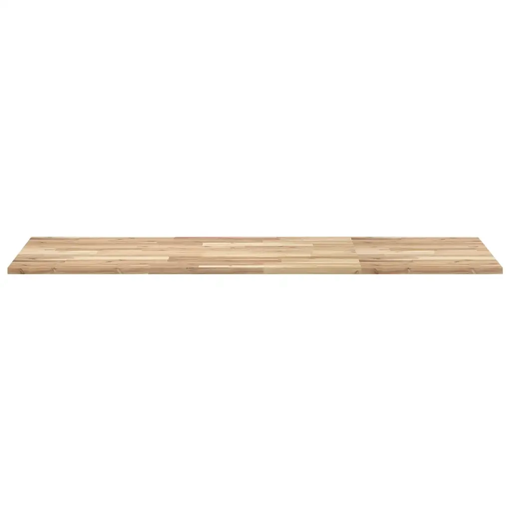 Piano Tavolo Rettangolare 120x60x2cm Legno Massello di Acacia 4008758