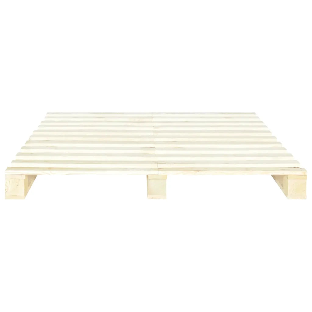 Giroletto in Pallet di Legno Massello di Pino 200x200 cm 285240
